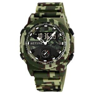 Activa X Invicta Men’s Digital Watch | 47mm Camouflage Green | Model ACW2355-00